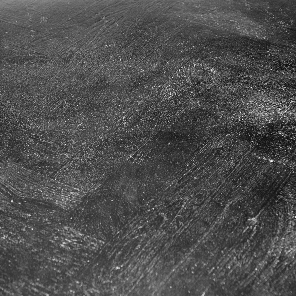 ONYX Couchtisch Fischgrät Schwarz 80×80 — grafische Mitte