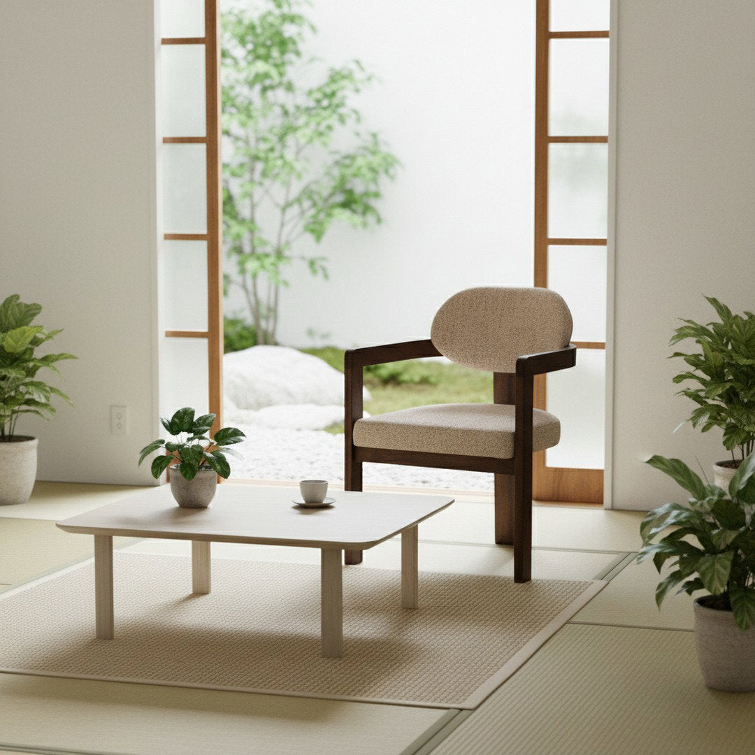 Nordin Esszimmerstuhl Stoff Beige — ruhige Eleganze