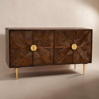 Salzburg Sideboard dunkles Holz 152 — ruhige Tiefe