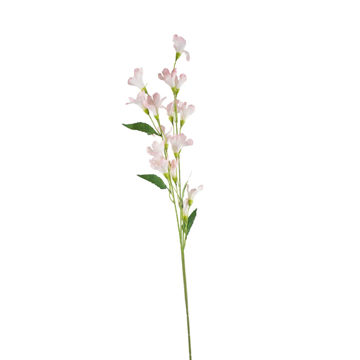 Seidenkunstblume Freesie aus Kunststoff – softes Lilac – 90 cm – zarte Blütenform