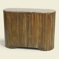 Linz Sideboard dunkles Holz 110 — kompakte Eleganz
