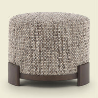 Emelia Hocker Cappuccino Ø61 — weiche Sitzinsel