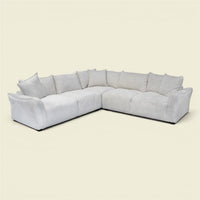 KEN Ecksofa Cremeweiß 278×278 — weiche Wohnlandschaft