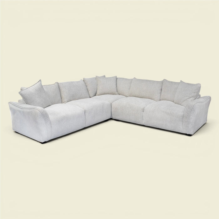 KEN Ecksofa Cremeweiß 278×278 — weiche Wohnlandschaft