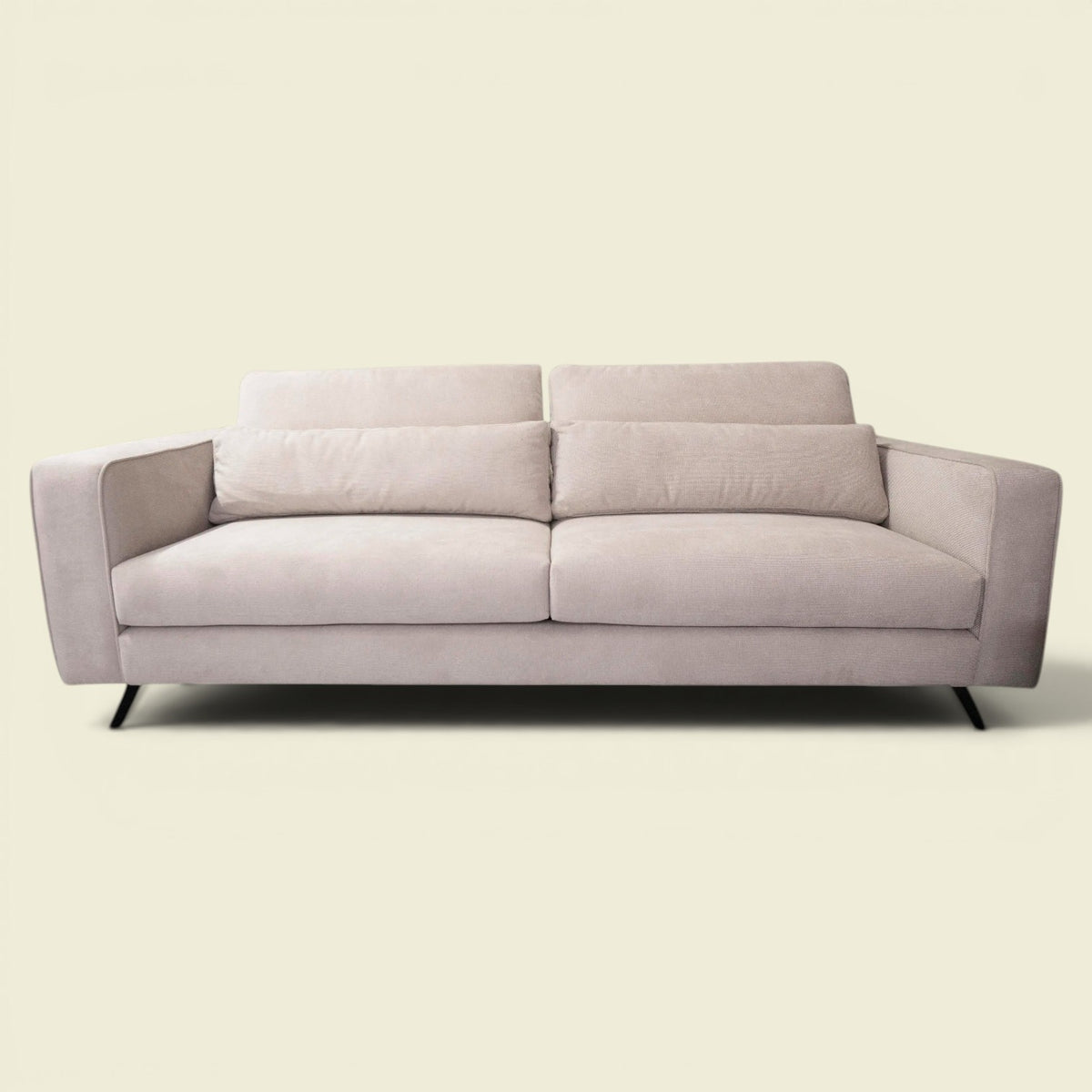 Merida 2-Sitzer Sofa Beige — kompakte Wohnbühne