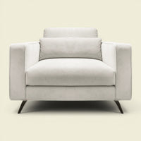 Merida 1-Sitzer Sofa Beige — kuschelige Einzelbühne