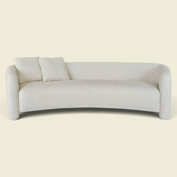 Sofa James 3-Sitzer Cream aus Stoff