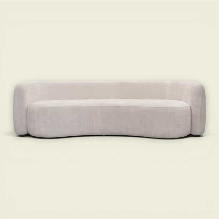 Sofa Cosmic Beige aus Stoff mit weicher Form
