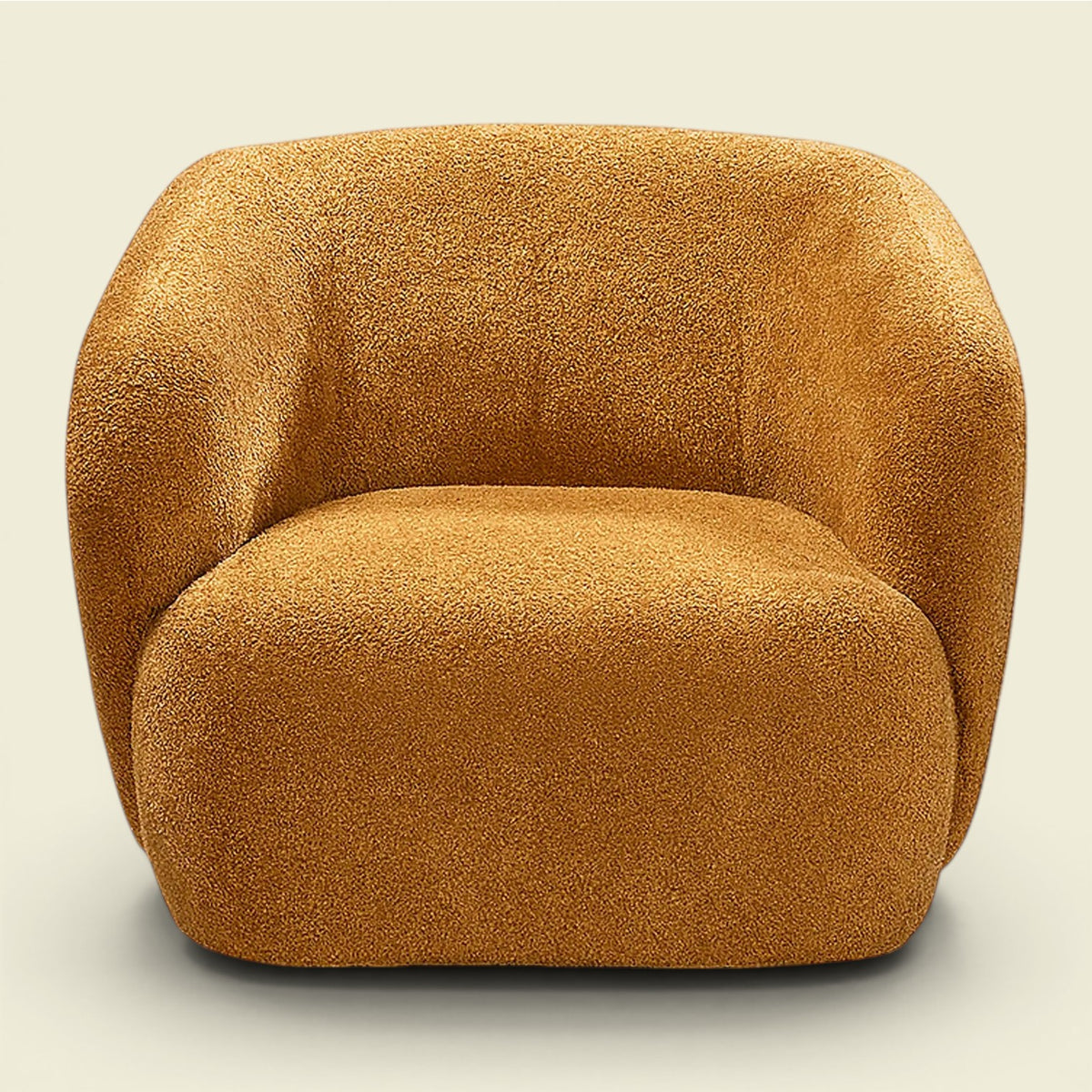 Montreal Sessel Inca Gold — Bouclé Strukturstoff