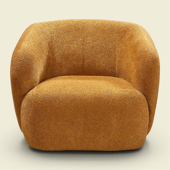 Montreal Sessel Inca Gold — Bouclé Strukturstoff