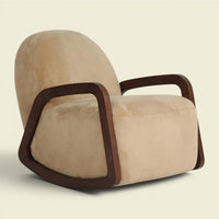 Miyu Swing Sessel Sand — schwingende Ruhe