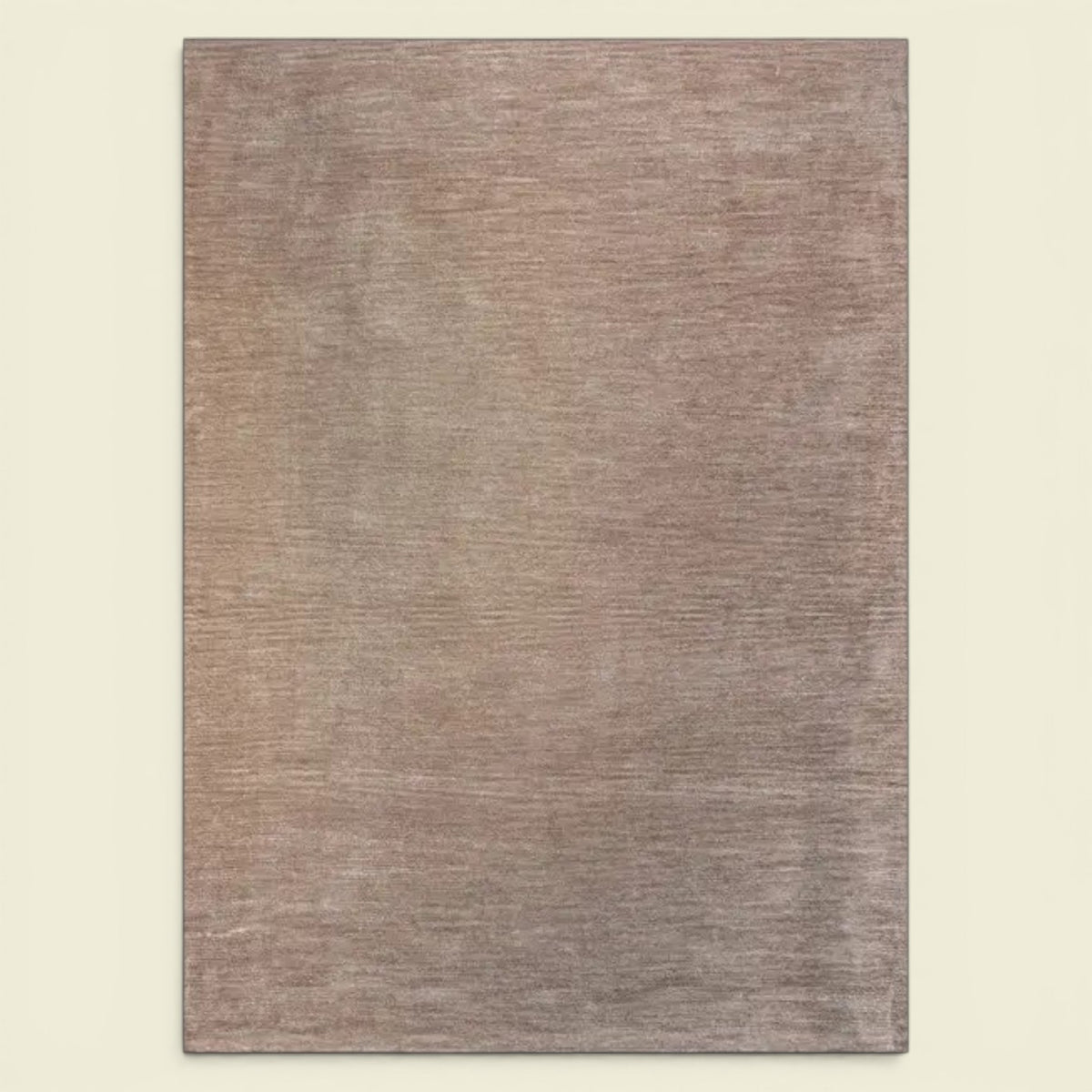 Handgewebter Wollteppich in Naturweiß – minimalistische Struktur – 200x300 cm – weich & stilvoll