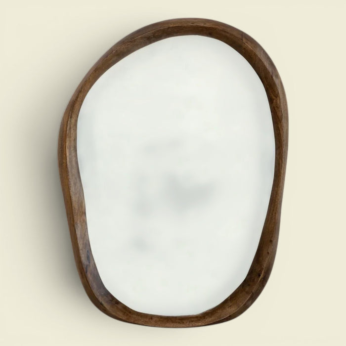 Spiegel Shizu L — Mango-Holz Standspiegel