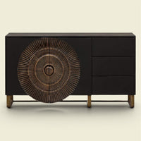 Brass Eclipse Sideboard Gold 150 — festliche Strahlkraft