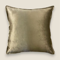Velvet Kissen AMY — Taupe — 50x50 cm — weich & schimmernd