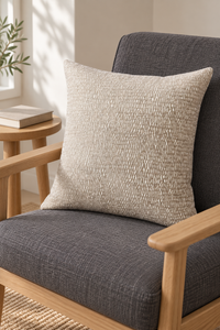 Kissen FRANCESCA Creme/Beige 50 × 50 cm – wohnen
