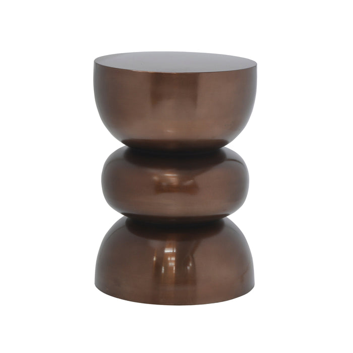 KIM Beistelltisch Metallic Braun Ø32 × 44 cm – Colmore Originalaufnahme