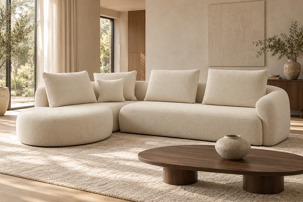 MONTREAL Beige · Lounge links-Wohnidee