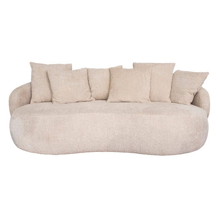 PORTO 2-Sitzer Beige – unveränderte Colmore-Originalaufnahme, Frontansicht