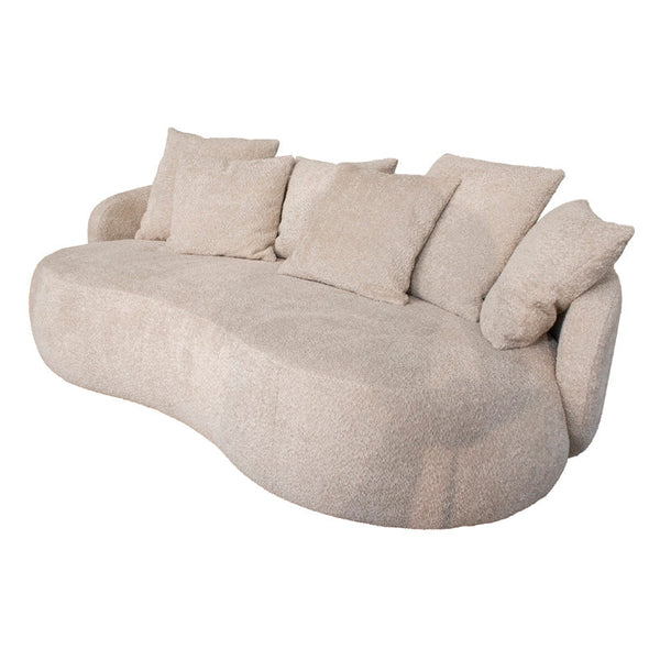 PORTO 2-Sitzer Beige – unveränderte Colmore-Originalaufnahme, seitliche Ansicht