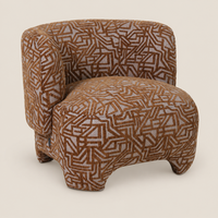 WENDY Sessel Camel – Frontansicht auf Veto Beige