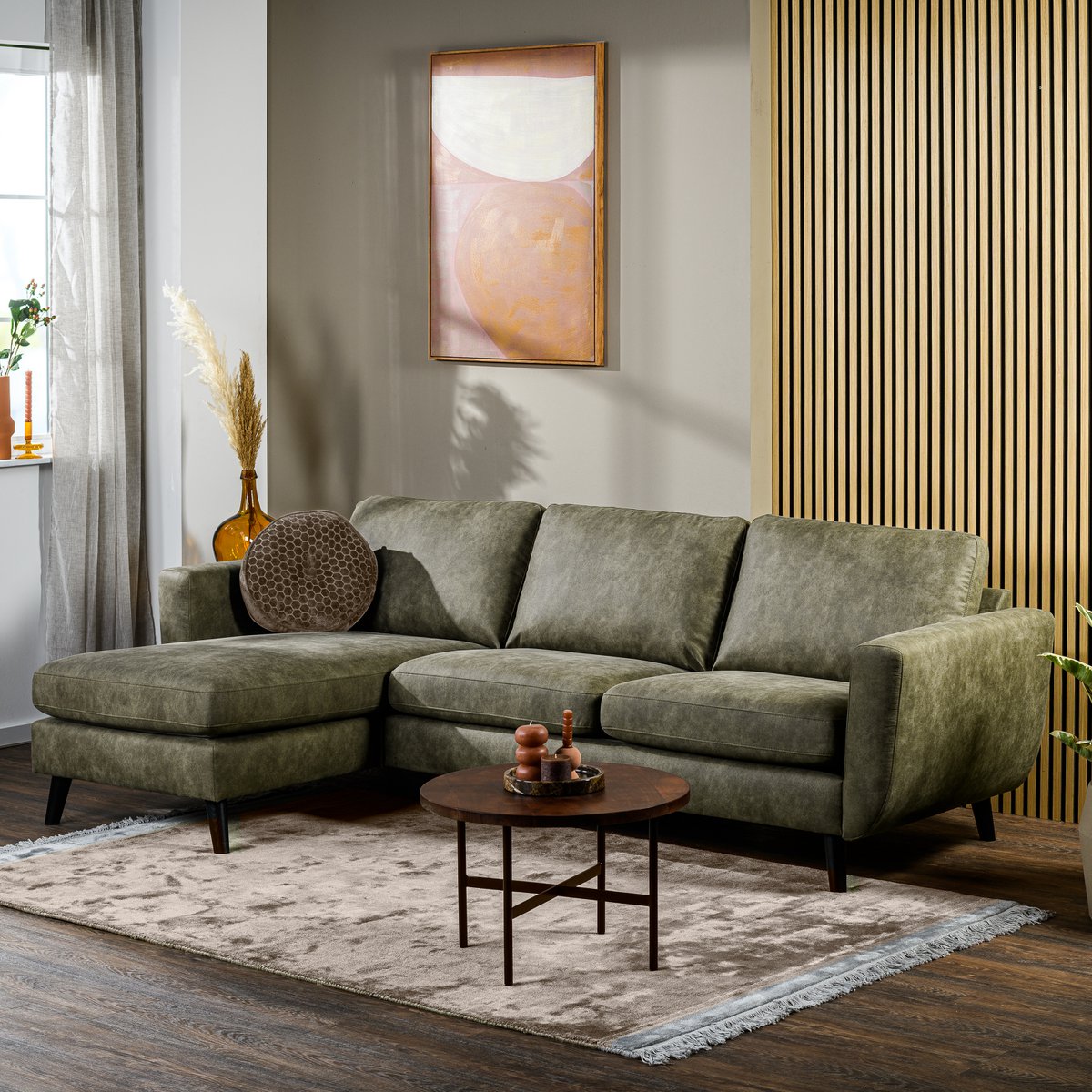 CL Savannah 3-Sitzer Sofa – Modernes Design in frischem Grün