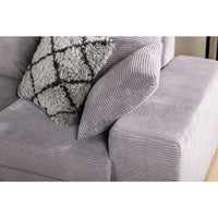 3-Sitzer Sofa CL - Cord grau